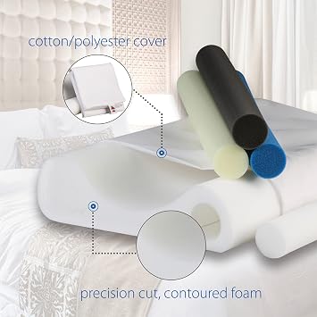 Adjustable Cervical Pillow for Neck Pain Relief, Side & Back Sleepers