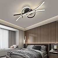 Vista 3 de Lámpara de techo LED moderna, 40W 2600 lúmenes, lámpara de techo de montaje empotrado, lámpara de techo para cocina, dormitorio, estudio, sala