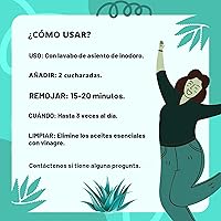 Vista 4 de Baño de asiento para hemorroides con mezcla de sales relajantes 20 en 1 + aceites esenciales, concentrado para 15 baños de asiento, alivio cómodo