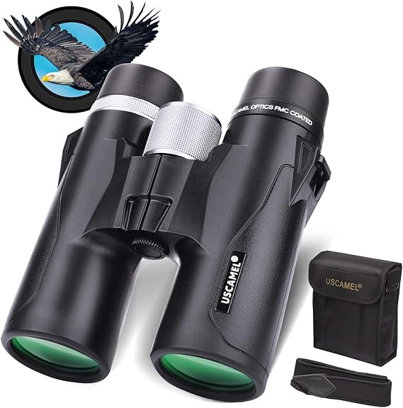 USCAMEL Binoculars Bird Watching,10x42 Compact for Adults HD