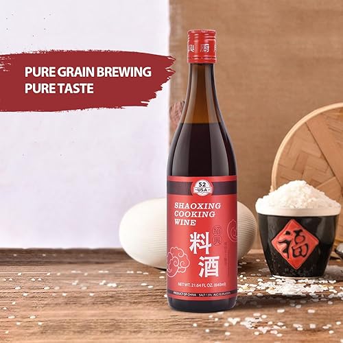 Miniatura 8 de 52USA Shaoxing - Vino de cocina de 21.64 onzas líquidas (paquete de 2), vino chino de cocina asiática, vino de arroz Shao Hsing, vino de arroz