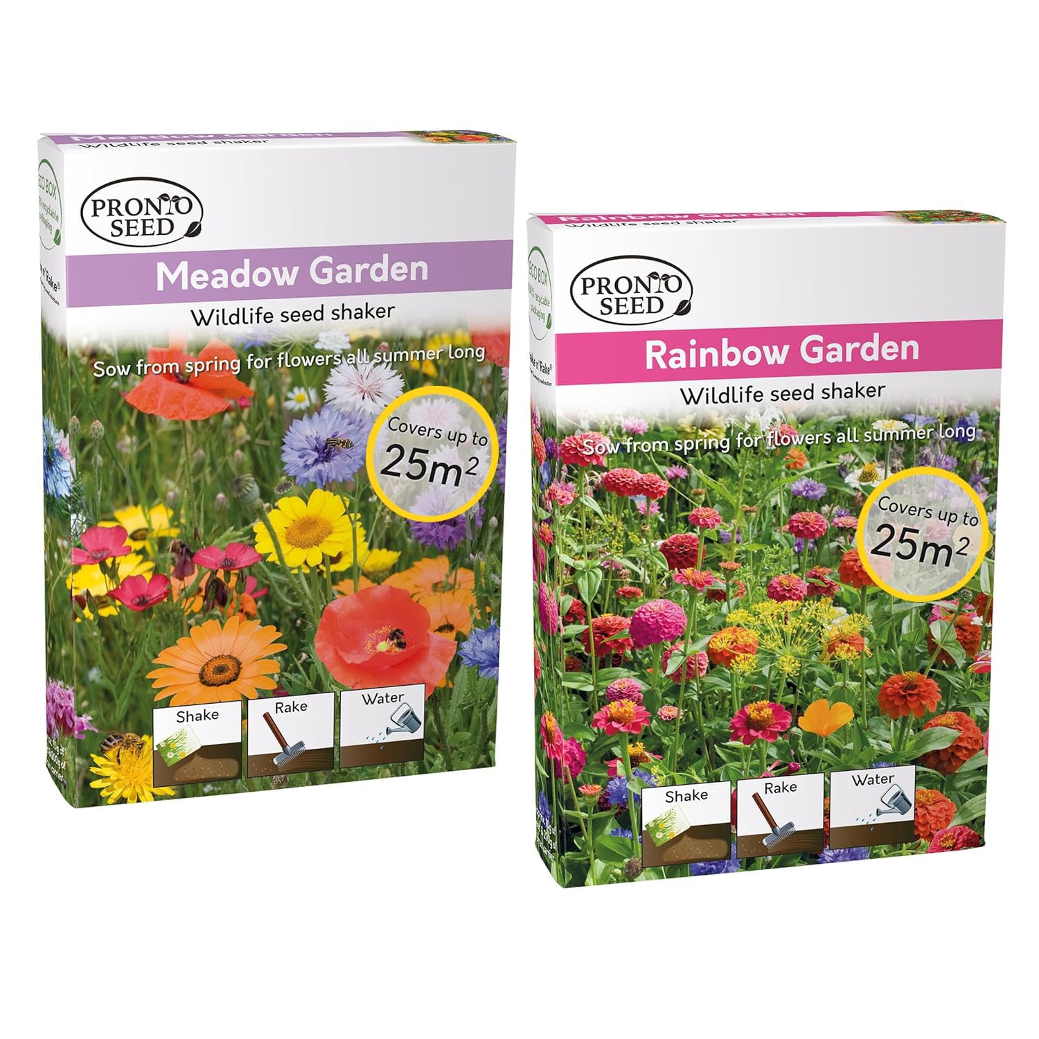 Pronto Seed Wild Flowers Seeds - UK Mixed Variety Pack - Selected Wildflower Seed Mix for Garden & Meadow Areas - Native British Blooms, Covers 25m2 (Meadow Garden) — view 13