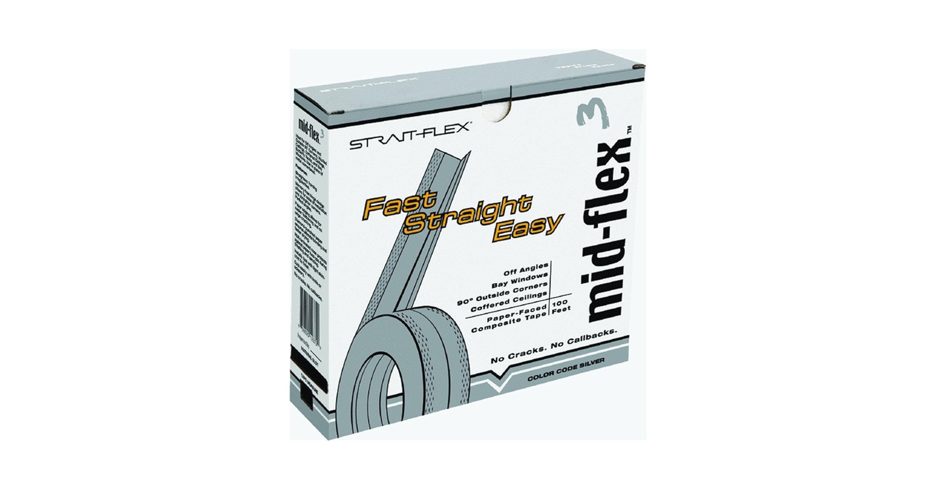 MF-100 Straight-Flex Mid-Flex 300 Drywall Tape - Masking