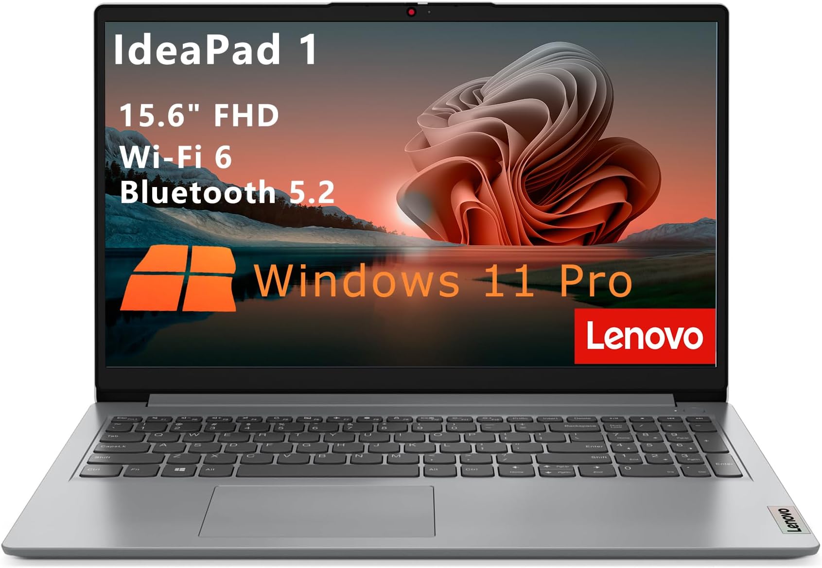 Windows 11 Laptop Lenovo IdeaPad 1 Laptop – 15.6