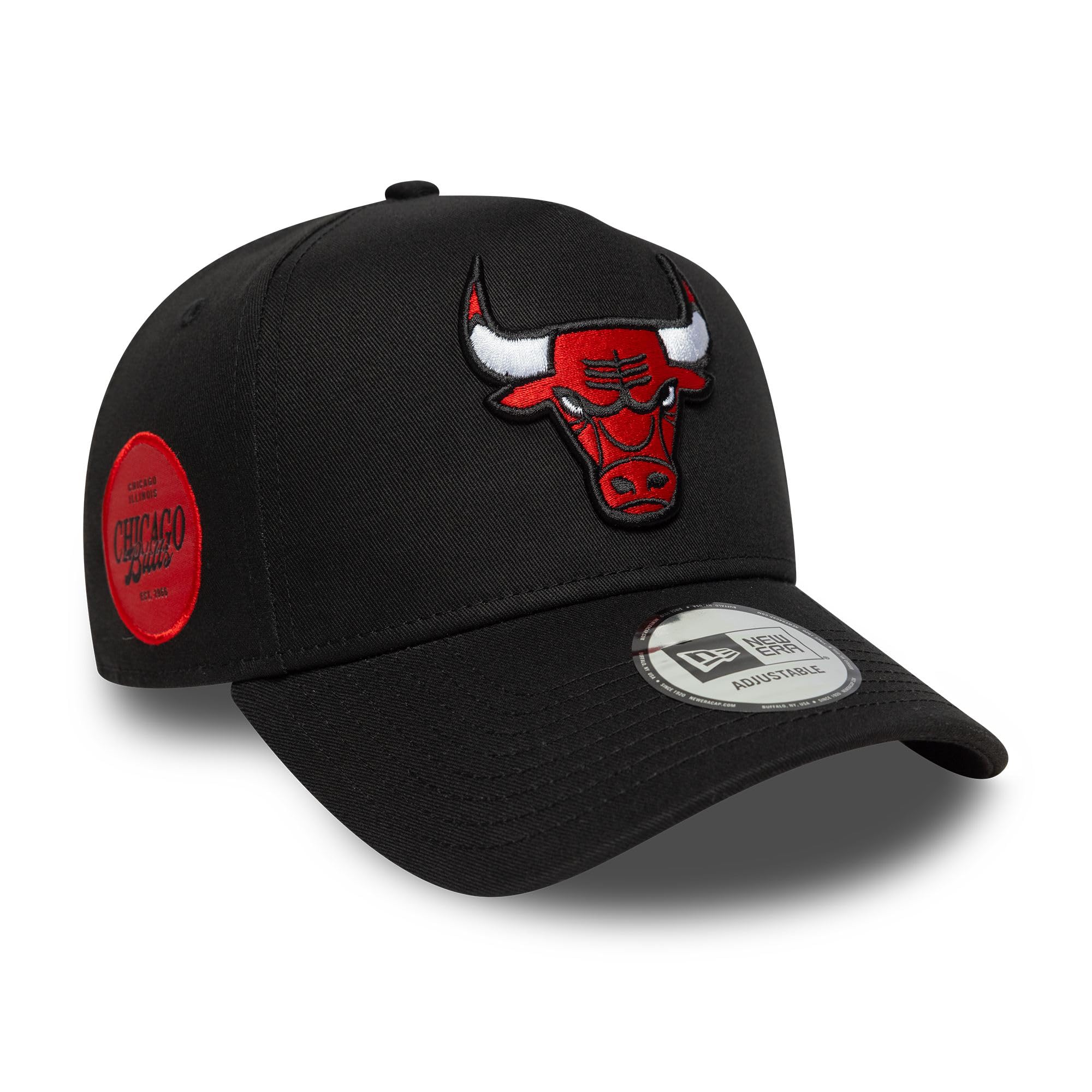 New Era Chicago Bulls E-Frame Sidepatch Cap Black โ image 1