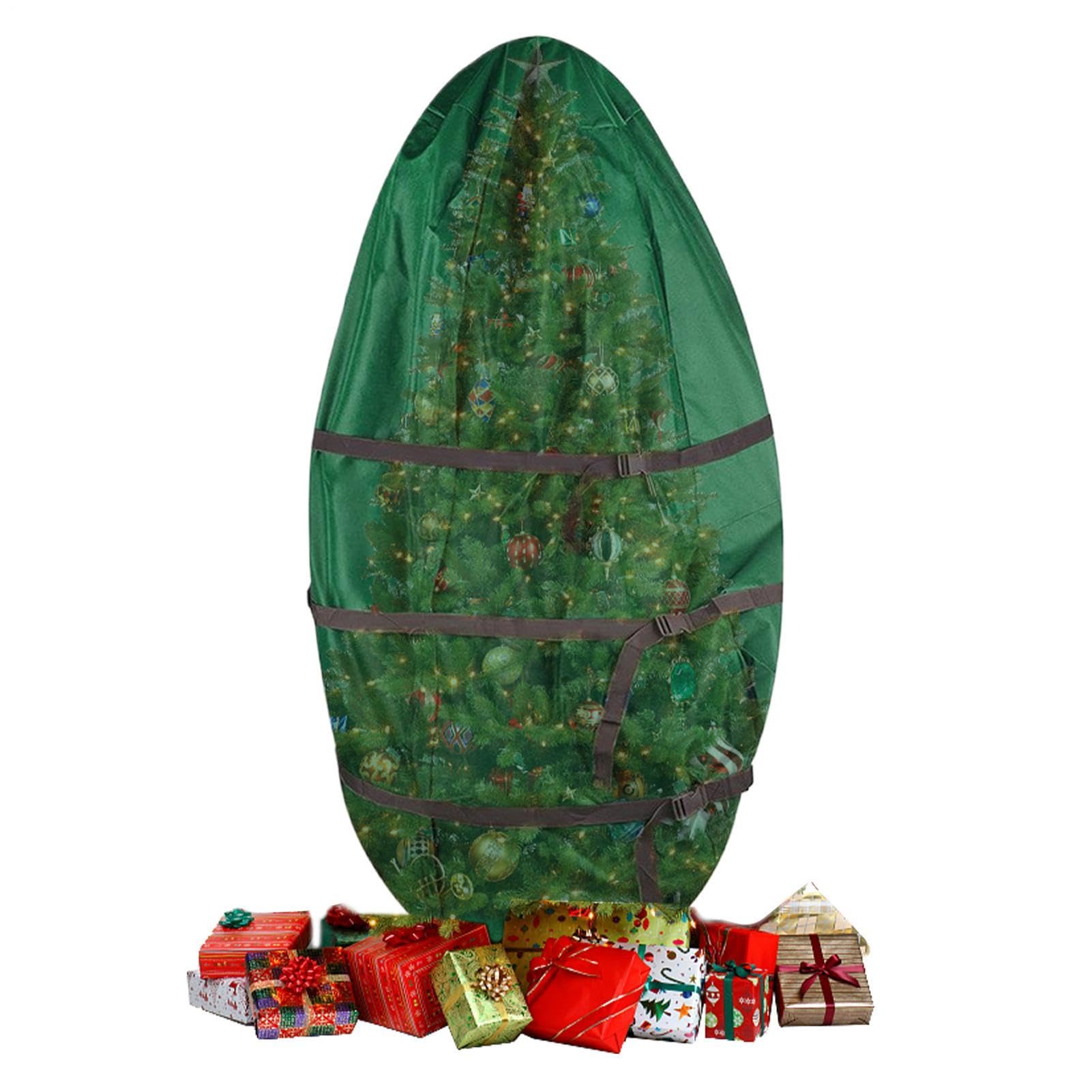 Contenitore per alberi di Natale, verticale, regolabile, resistente | copertura per albero di Natale, a prova di e polvere, protezione per albero di Natale per casa, appartamento, interni ed