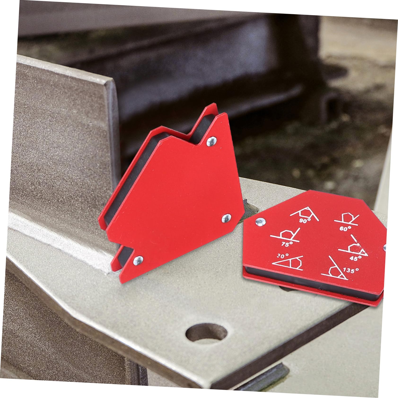 POPETPOP 1 Set Posizionatore Magnetico per Saldatura Design Multi Utensili Resistenti e Facili da Usare per Saldature e Assemblaggi Adsorbimento Materiale Sicuro