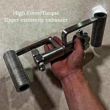 Arm Wrestling Exercise Handle,High-Strength Torquer,Portable Wrist Training Device Can Adjust The Weight, Anti-Slip Texture, for Forearm Wrist Finger Tricep Biceps Training