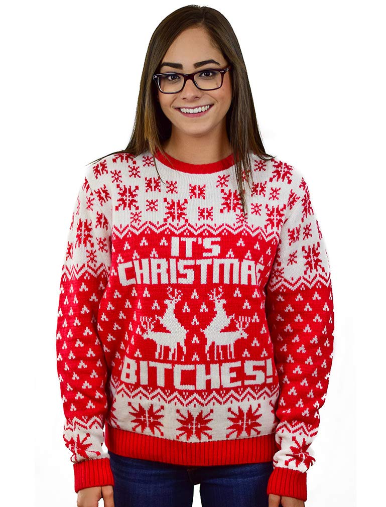 Pullover Herren Damen Strickpullover Weihnachtspullover Herren Damen T-Rex Sweater