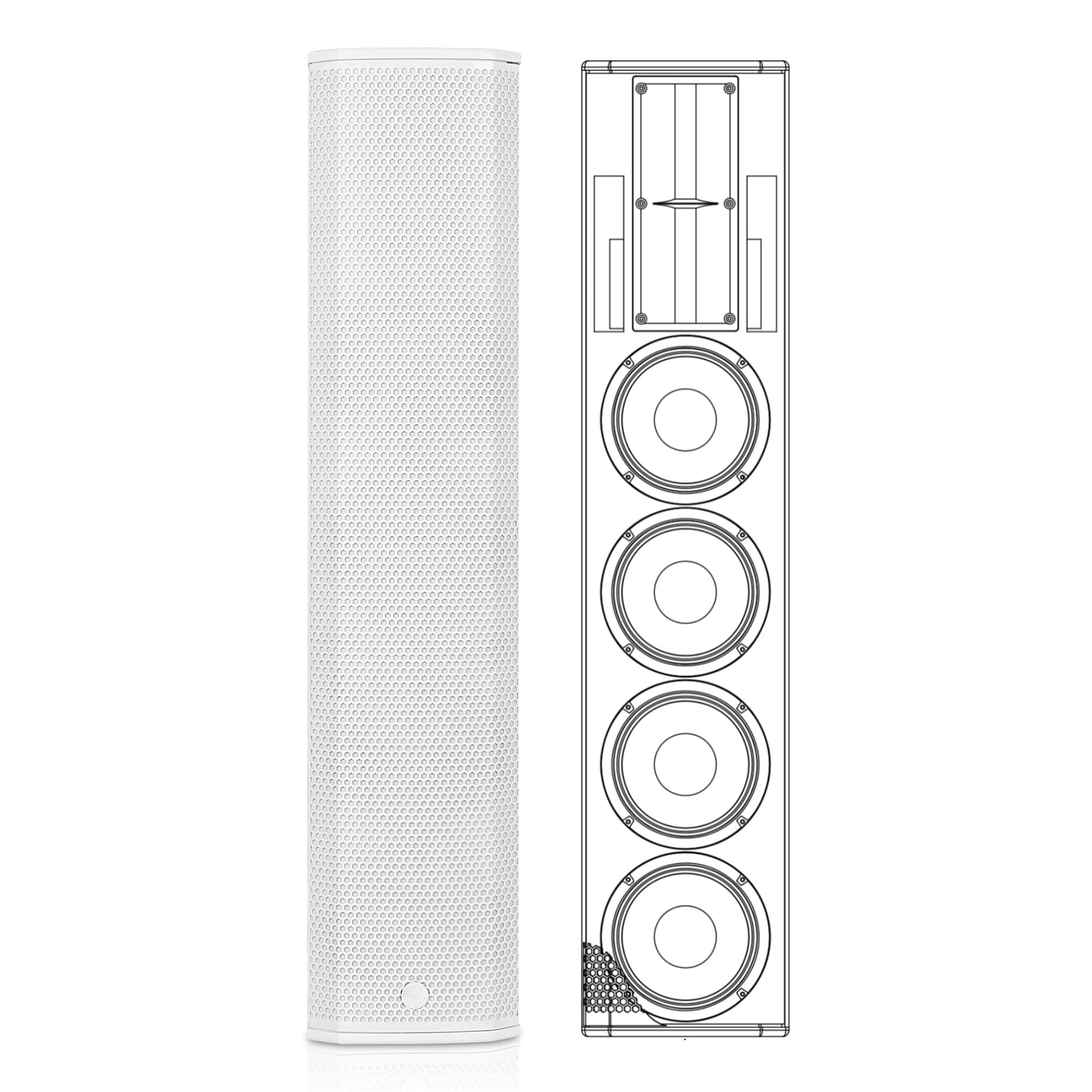 Amazon.com: Sound Town High-Power Powered Column Line Array