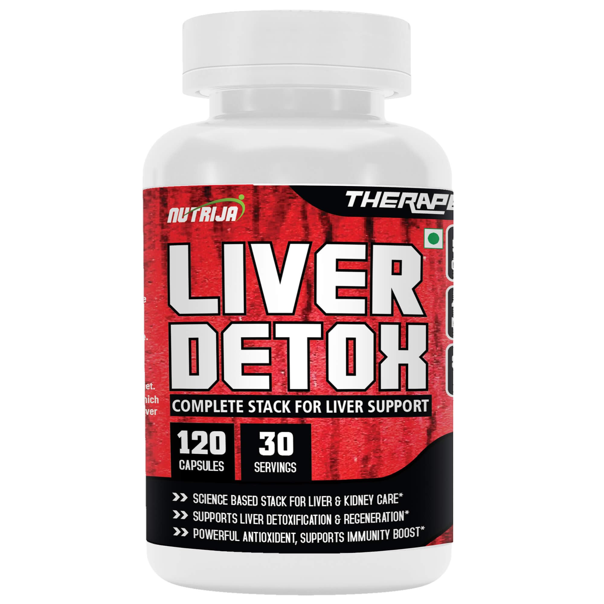 NutriJa Liver Detox - L-Glutathione Reduced with Milk Thistle Extract & N-Acetyl Cysteine (120 Capsules)-image-40