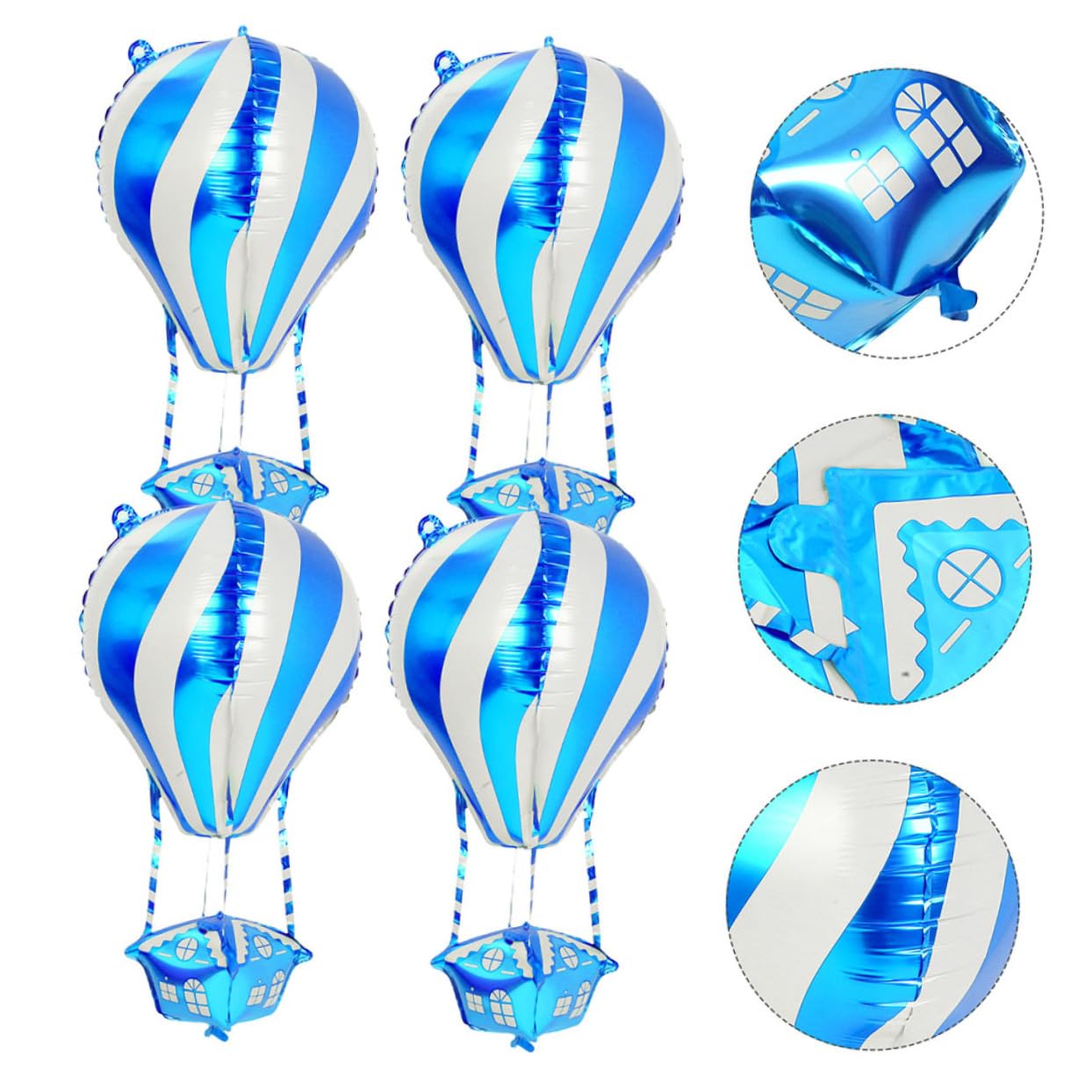 SOLUSTRE 50 Pezzi Palloncini Alluminio Forma Decorazioni Festive per Compleanni Shower e Matrimonio con Effetto per e Celebrazioni