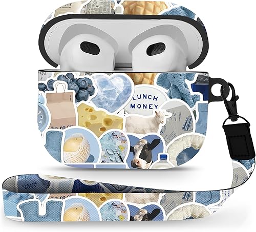 Miniatura 22 de Maxjoy Funda para Airpods Pro, serie de diseño de dibujos animados de anime, funda de Apple Airpod Pro para AirPods Pro 2019, fundas inalámbricas