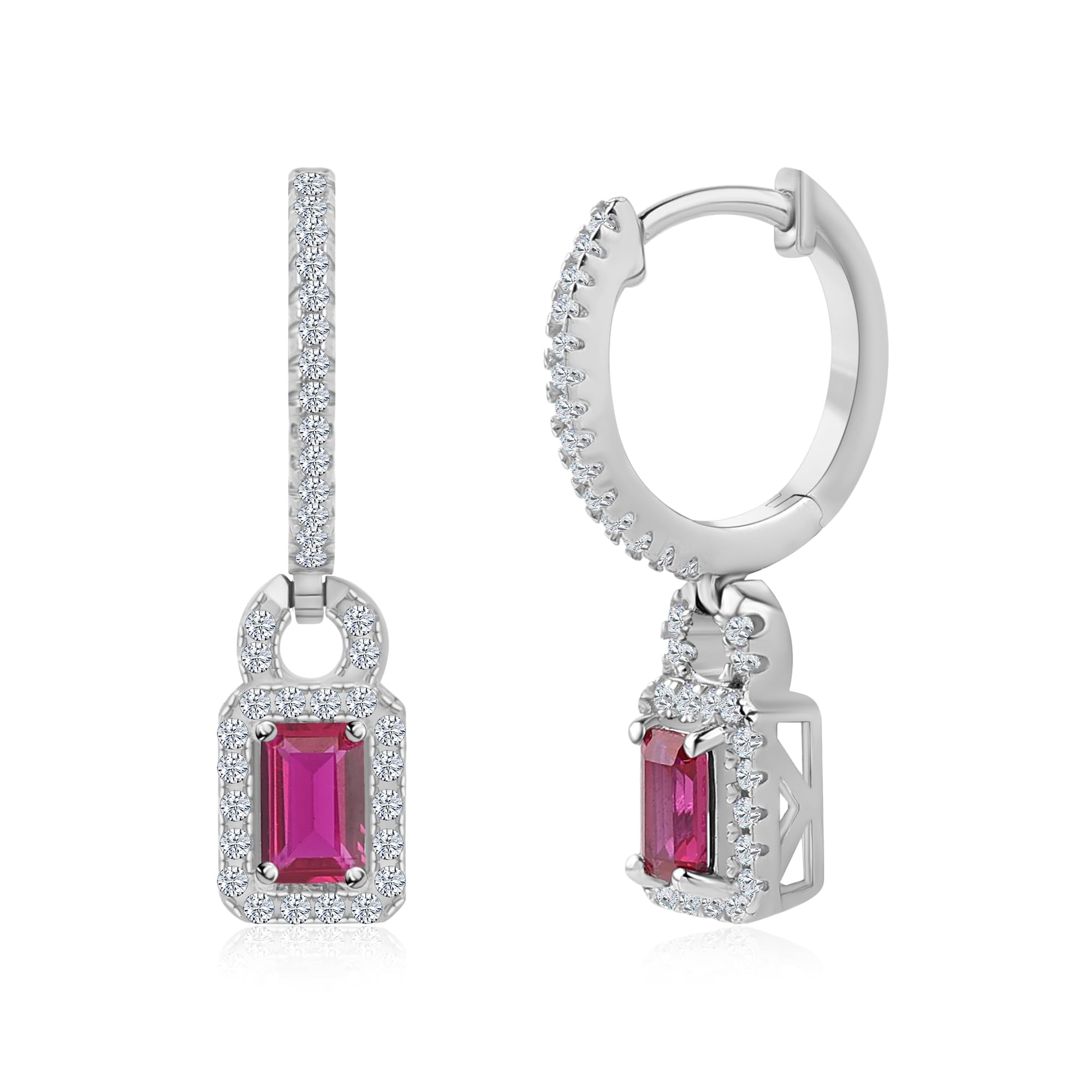 See full amazon price history chart for Ornate Jewels 925 Silver Rectangular Red Ruby and American Diamond Bali Hoop Earrings for Women and Girls Ornate Jewels 925 Silver Rectangular Red Ruby and American Diamond Bali Hoop Earrings for Women and Girls (B077TGSKV9) Amazon Price History, Amazon Price Tracker
