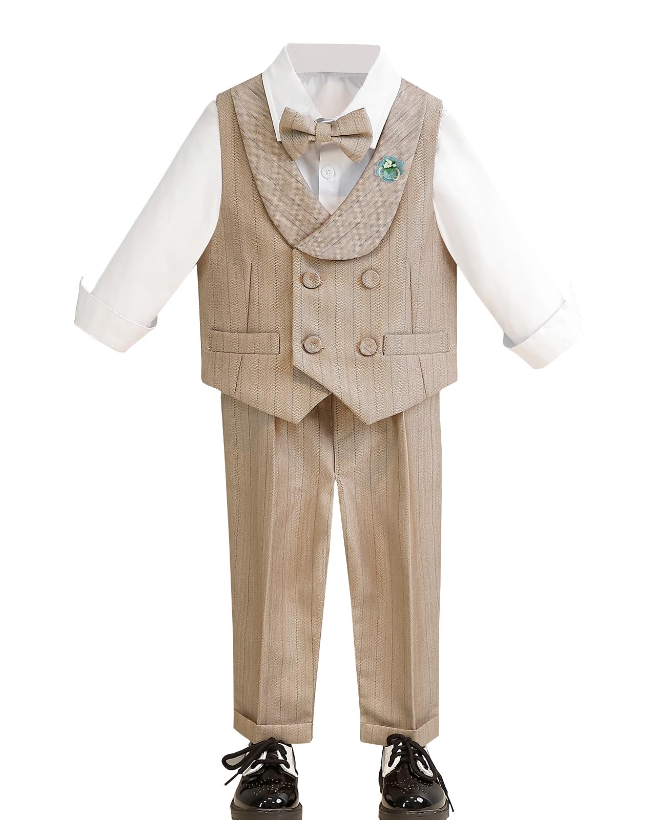Conjunto de Traje Bebé Niño Caballero Trajes Formal Conjunto Vestido de Fiesta de Boda Ceremonia Bautizo para Niños