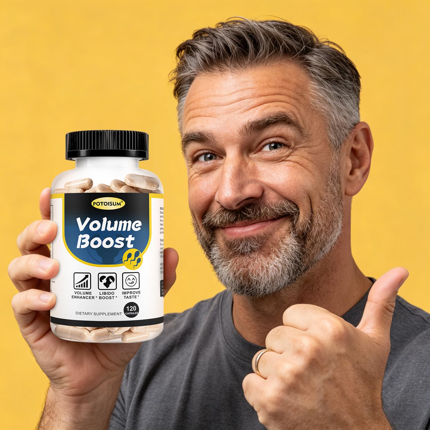 Semen Volume Booster, Semen & Sperm Load Significantly Boost, Men’s Fertility Health Supplement, Help You Increase Load Volume — Amazon image 6