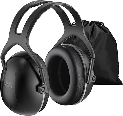 Las orejeras SNR 35dB ofrecen protección auditiva confiable con NRR 30dB. Son cómodas, ajustables y vienen con una bolsa de almacenamiento para llevarlas a todas partes.