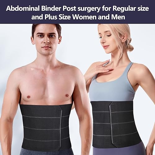 Miniatura 6 de Cozyhealth Cinturón elástico para abdominales de soporte para la parte inferior de la cintura, almohadilla de soporte para hernia umbilical, faja