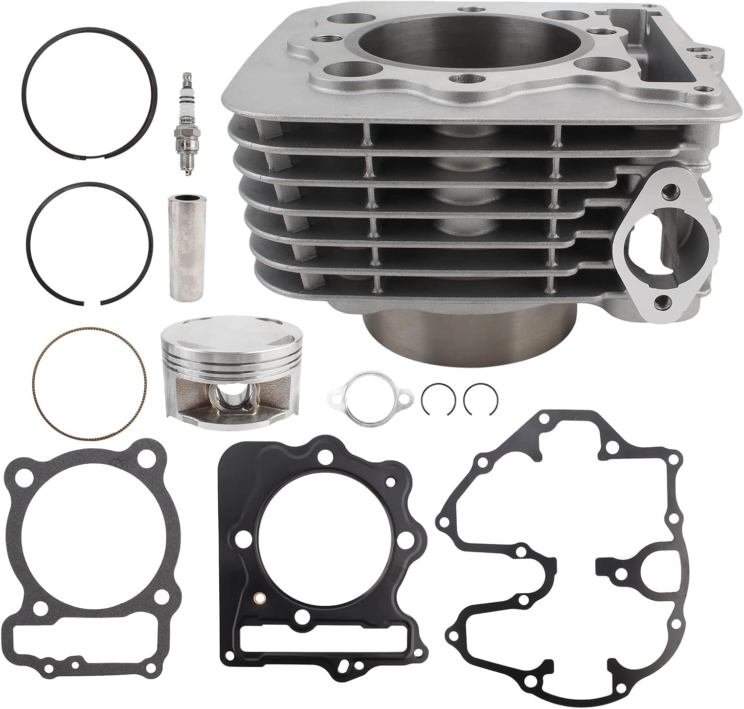 AUTOKAY Top End Rebuild Kit Cylinder Piston Gaskets for Honda TRX400EX 1999-2008 85mm12100-KCY-670 12191-KCY-672 13011-KCY-67