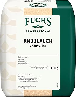 Fuchs Professional - Ail semoule | Poudre d'ail pour assaisonner les plats de viande, de légumes et de poisson | Qualité professionnelle pour les gros consommateurs | 1 kg dans un sac
