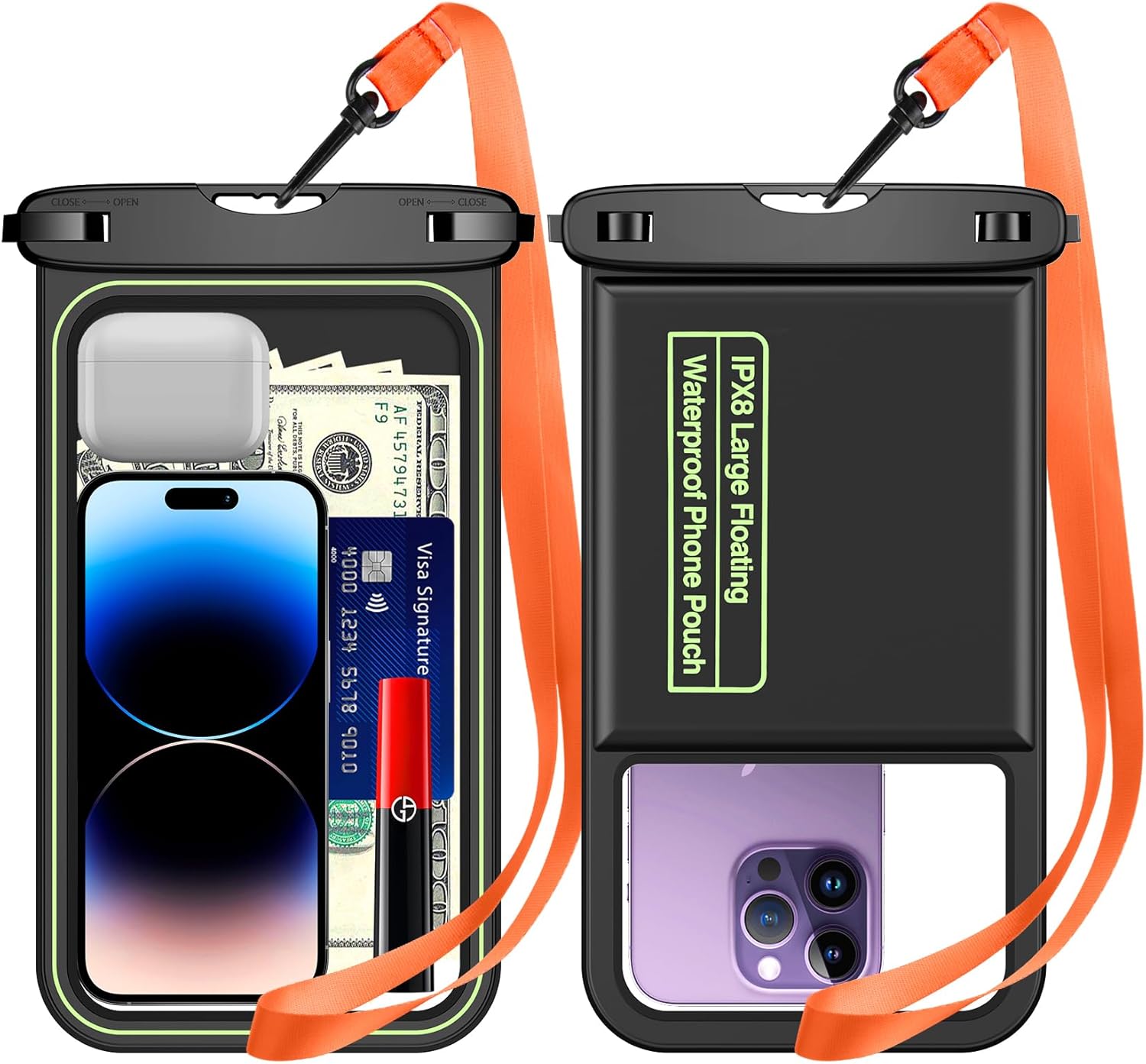 Temdan Pcs Floating Waterproof Phone Pouch,[Up to Liberia Ubuy