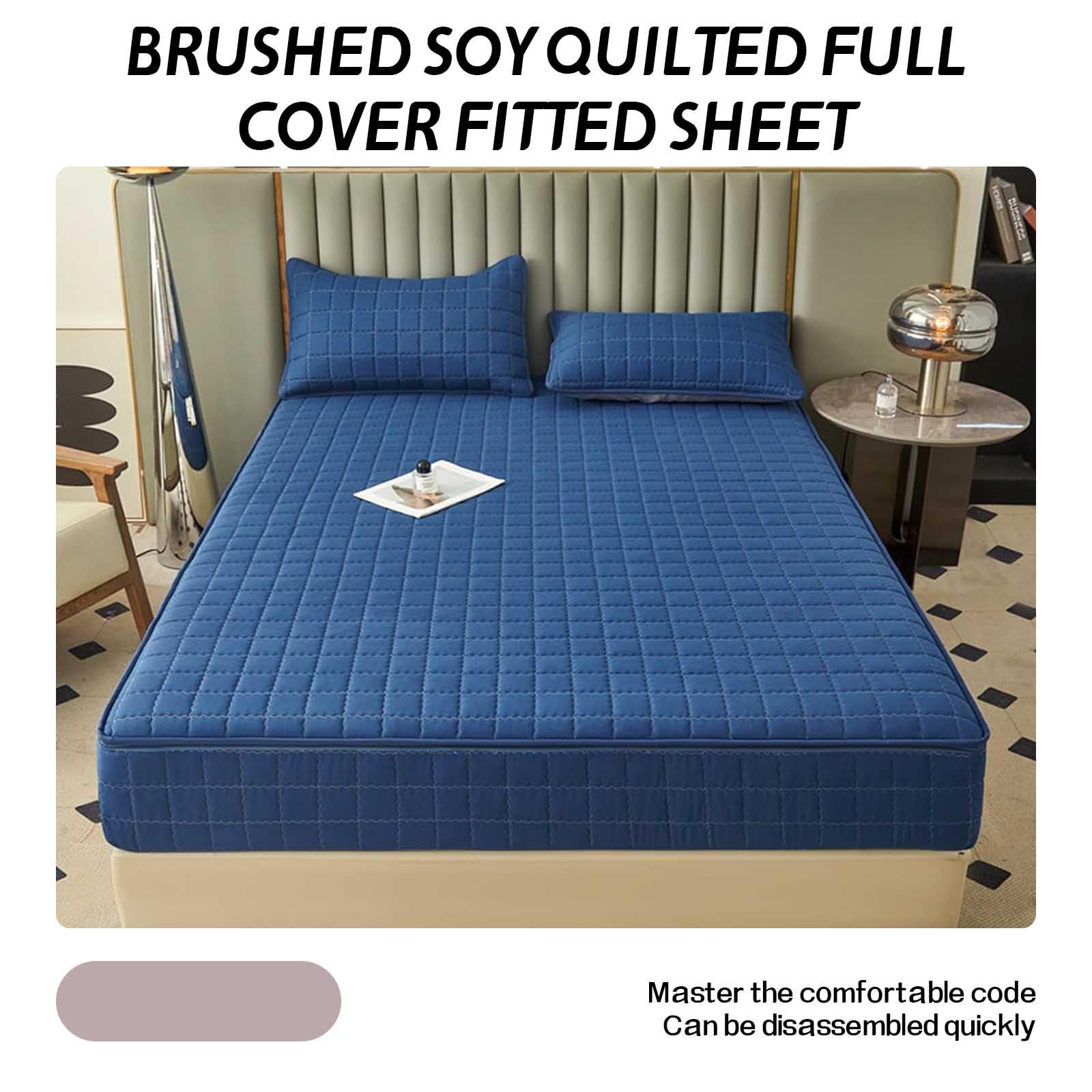 Funda De ColchóN con Cremallera, Funda Protector ColchóN Transpirable Y Lavable, ProteccióN Completa para Colchones De Todos Los TamañOs(3,200x200+10cm)