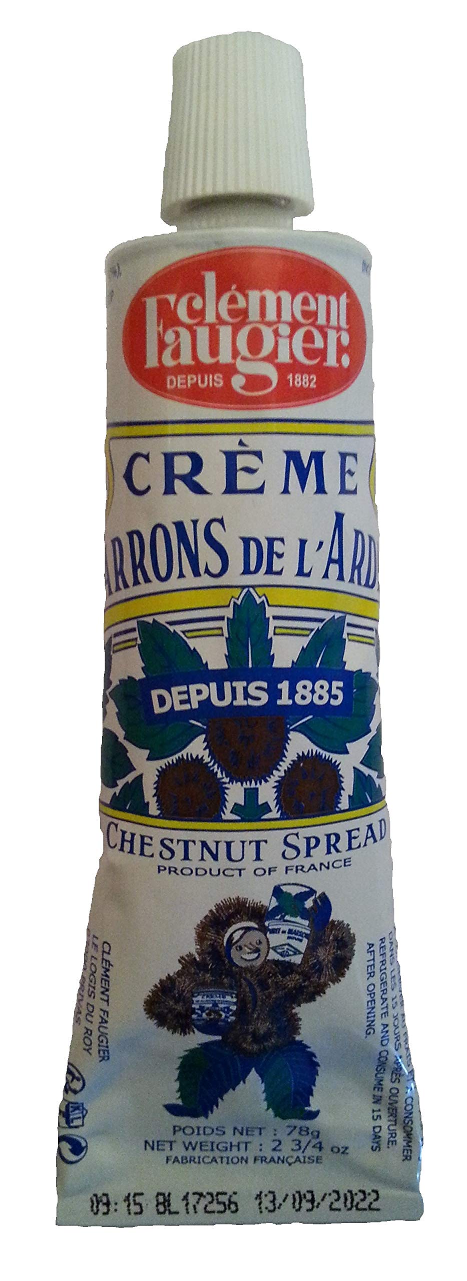 Clément Faugier - Crema de Castañas de Ardèche - Tubo 78g - Lote de 96