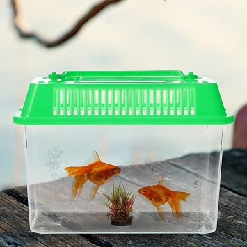 Fish Bowl Fish Bowl Portable Fish Tank Turtle Tank Reptile Carrier Turtle Plastic Fish Mini Fish - Fish Aquarium Betta Fish Reptile