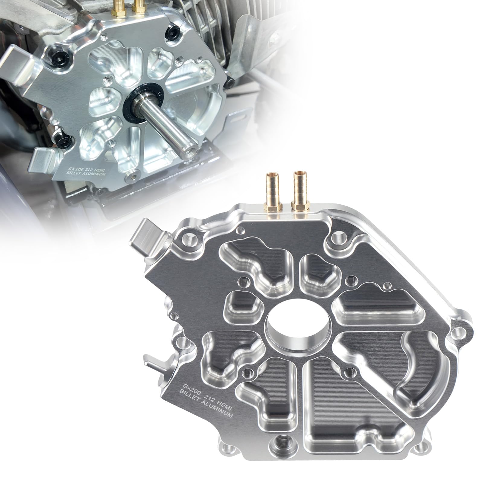 Amazon.com: pinkhatcat Dual Bearing Billet Side cover For GX200