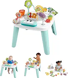 Fisher-Price, Centro de Atividades Sucesso Musical 3 em 1, Assento 360 graus, Toca até 20 min de Música, Brinquedo para Bebês, A partir do Estágio de Desenvolvimento