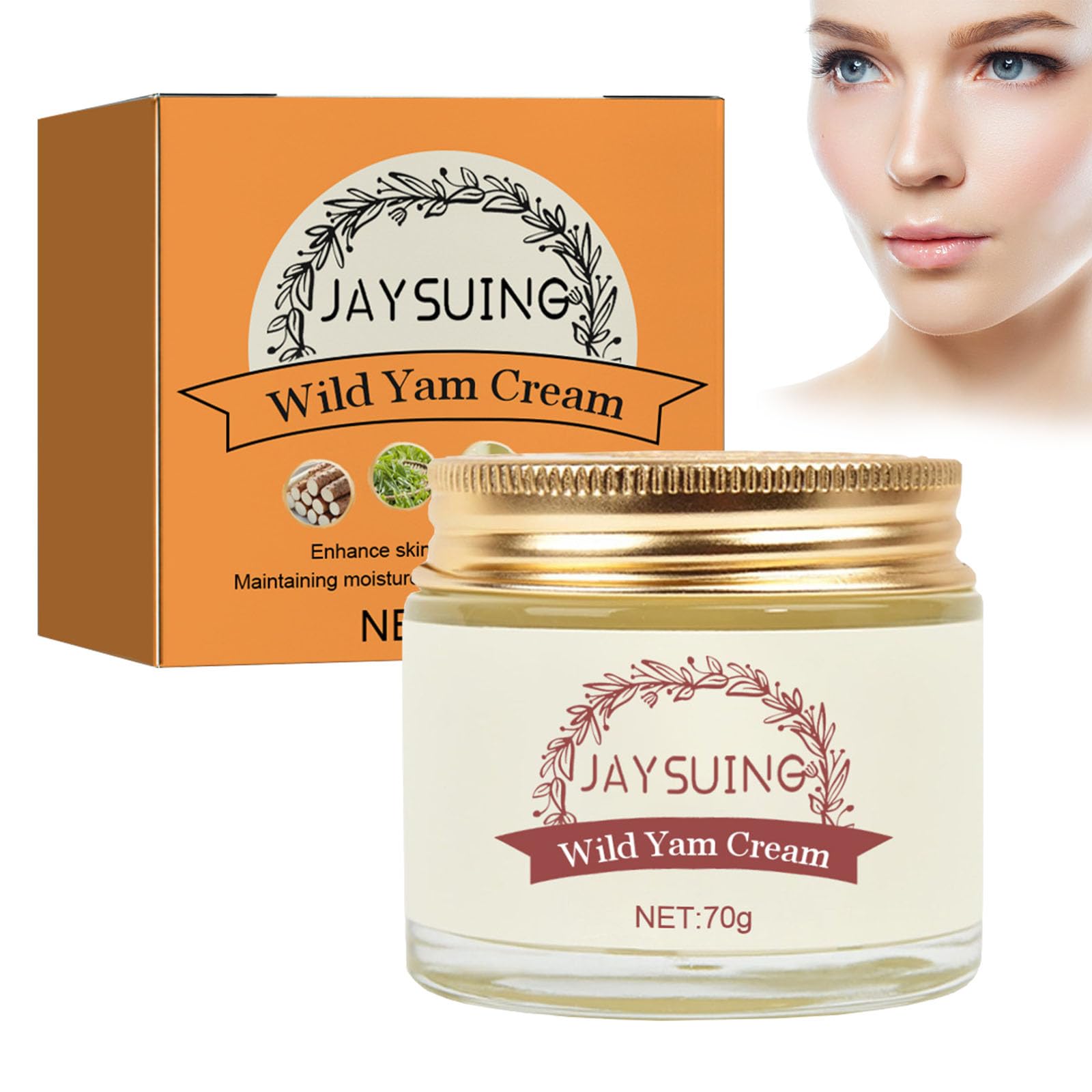 Wild Yam Cream, Wild Yam Cream Organic Yam Cream for Menopause Wild Yam Cream Organic for Women Menopause Botanical Balancing Body Cream for Hormone Balance Wild Yam Root Cream for All Skin Types
