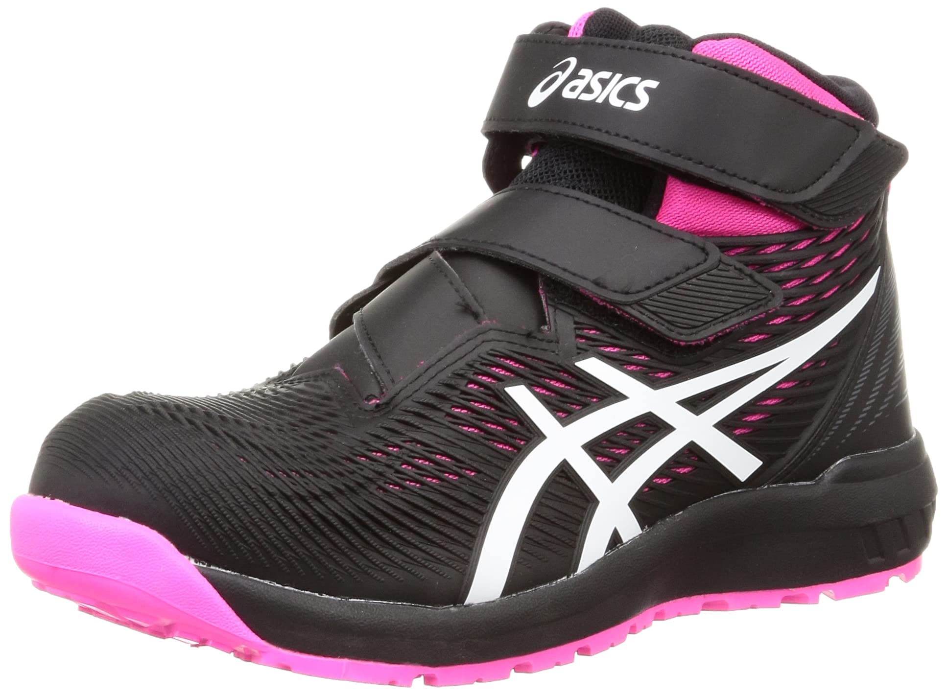 新品WINJOB CP120 WIDE ASICS Winjob Cp120 Black Unisex Working Safety Shoes UK - M8 / W7