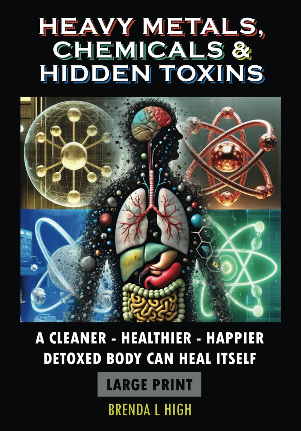 Heavy Metals, Chemicals & Hidden Toxins - Large Print: A Cleaner - Healthier - Happier Detoxed Body Can Heal Itself      Paperback – Large Print, March 4, 2025