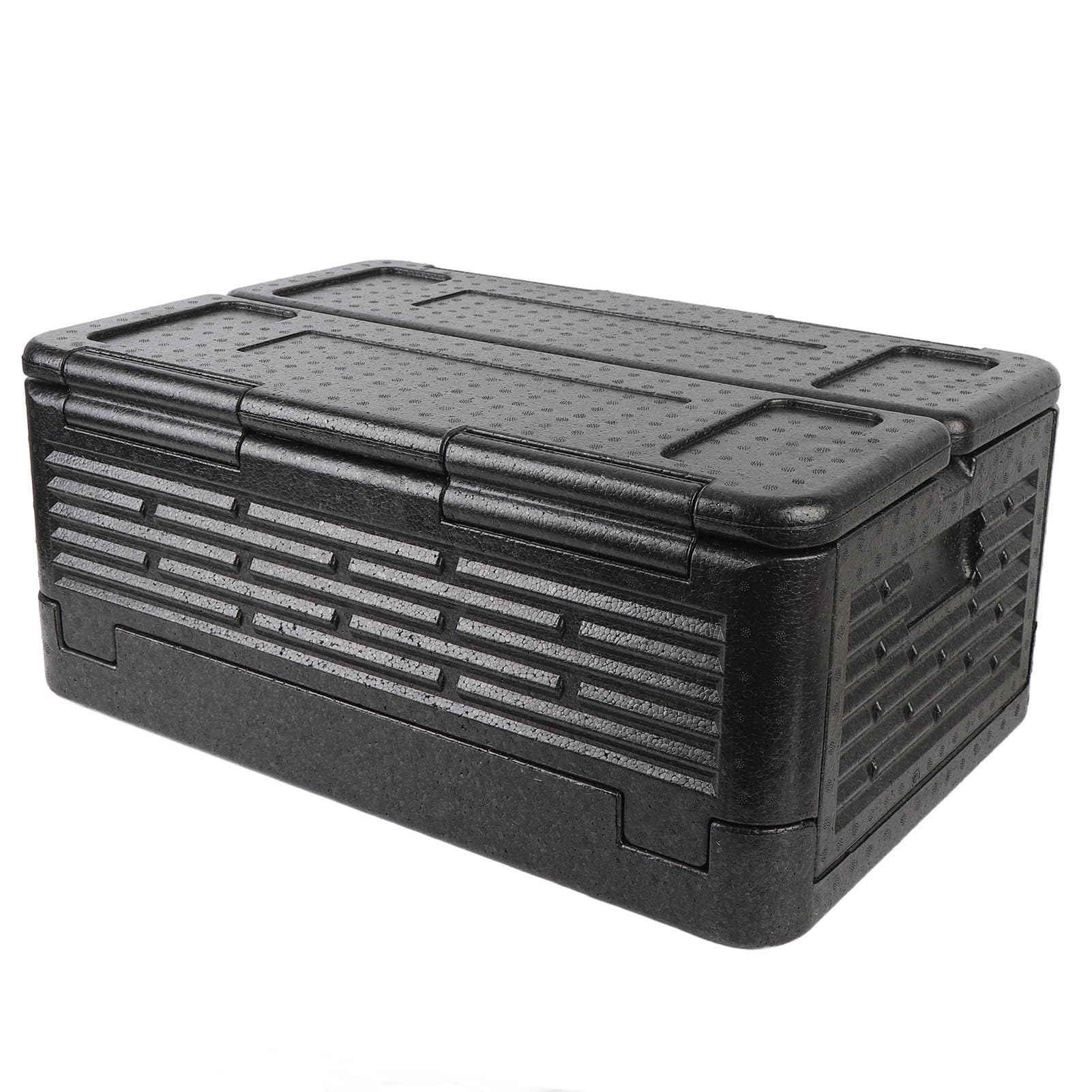 Rengue Caja Transportadora de Alimentos con Aislamiento de 60 litros, Bolsa Refrigeradora Plegable de Gran Capacidad con Aislamiento Térmico EPP, Contenedor de Alimentos Liviano para Picnic, Camping,