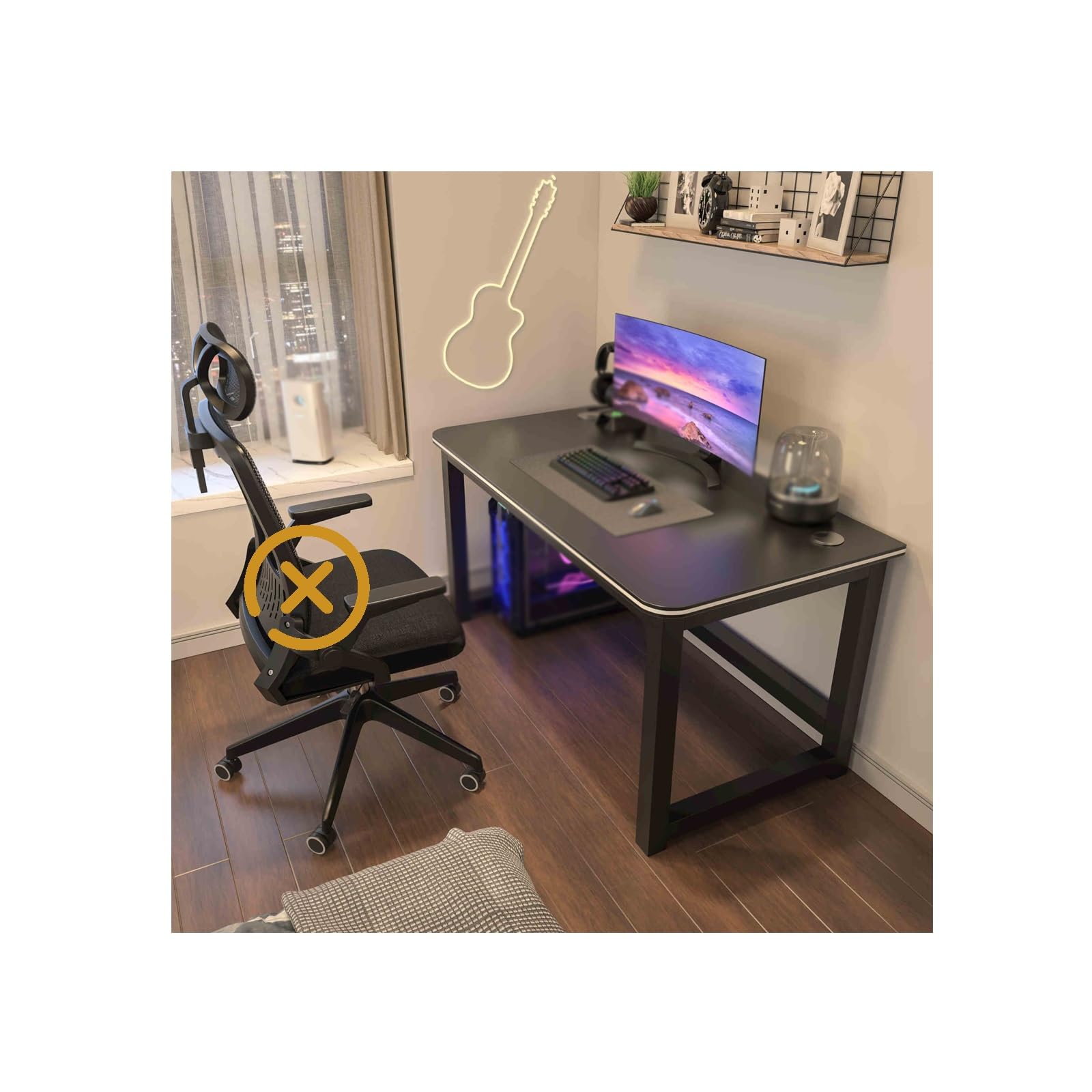 Bureau compact pour la maison pour optimiser une petite chambre d'étude