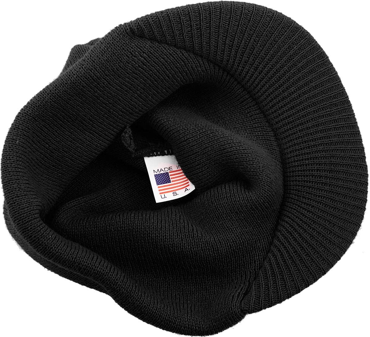 KBETHOS Made in USA Classic Men's Women's Cuffed Folded Acrylic Knit Beanie Hat Solid Unisex Cold - Image 5
