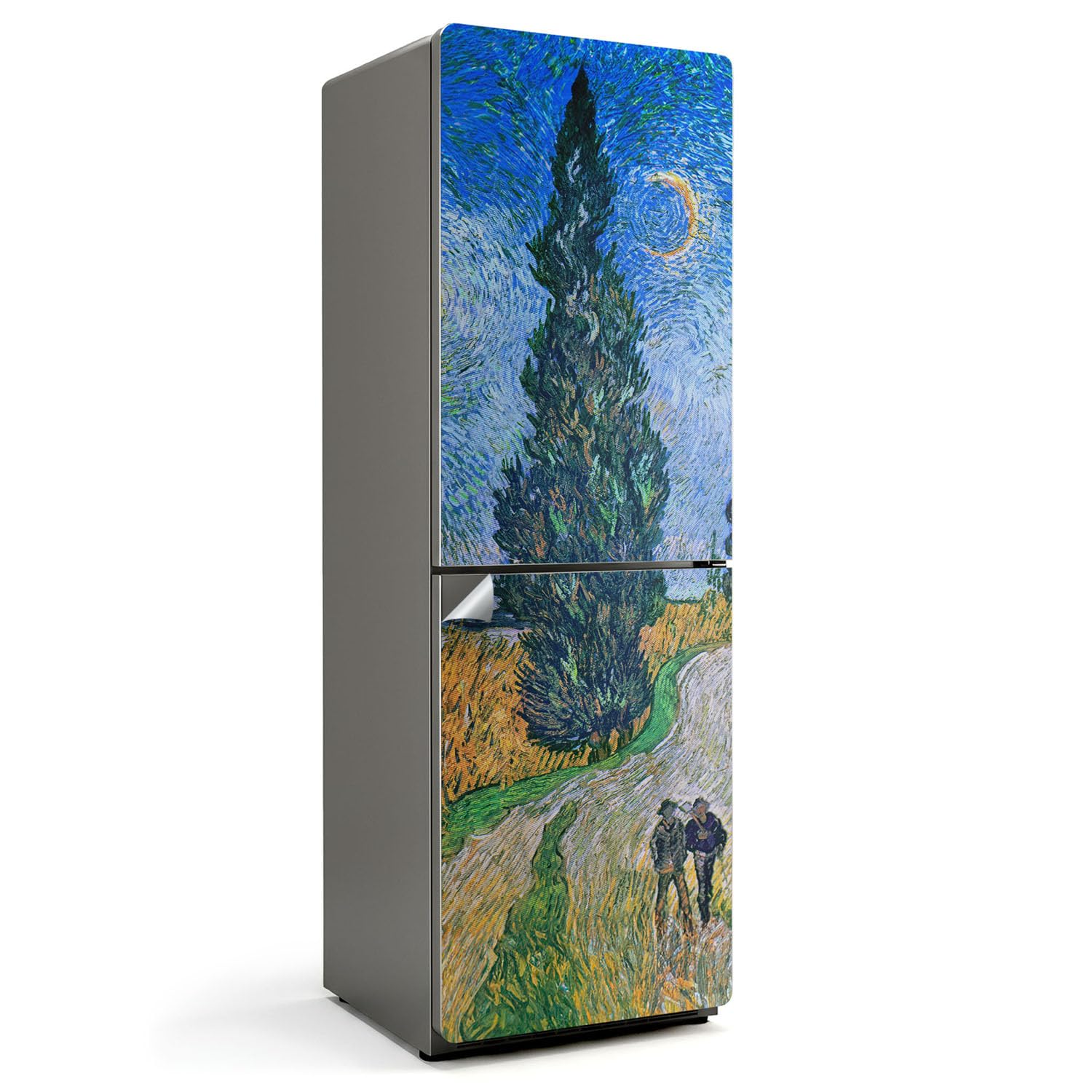 Vinilos para Frigoríficos 60x180 cm Lavables y Adhesivos Decorativos de Cocina Van Gogh