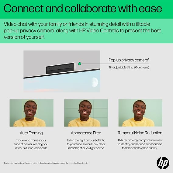 HP 24” All-in-One Desktop PC | Intel® Core™ i3-N300 Processor | 8 GB RAM | 256 GB SSD | Intel UHD Graphics | FHD Display | Windows 11 Home | Dual Speakers | Shell White | 24-cr0063sa