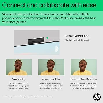 HP 24” All-in-One Desktop PC | Intel® Core™ i3-N300 Processor | 8 GB RAM | 256 GB SSD | Intel UHD Graphics | FHD Display | Windows 11 Home | Dual Speakers | Shell White | 24-cr0063sa