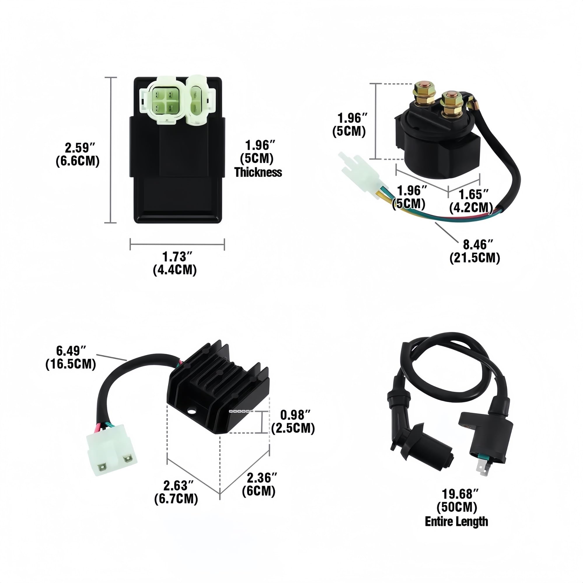 Carburadores automotrices Motor de 4 tiempos 150 para cc con caja corta GY6 para ATV, karts, motocross, refrigerado por aire