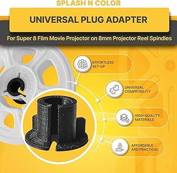Amazon.com: SplashNColor Universal Super-8 Movie Projector Film