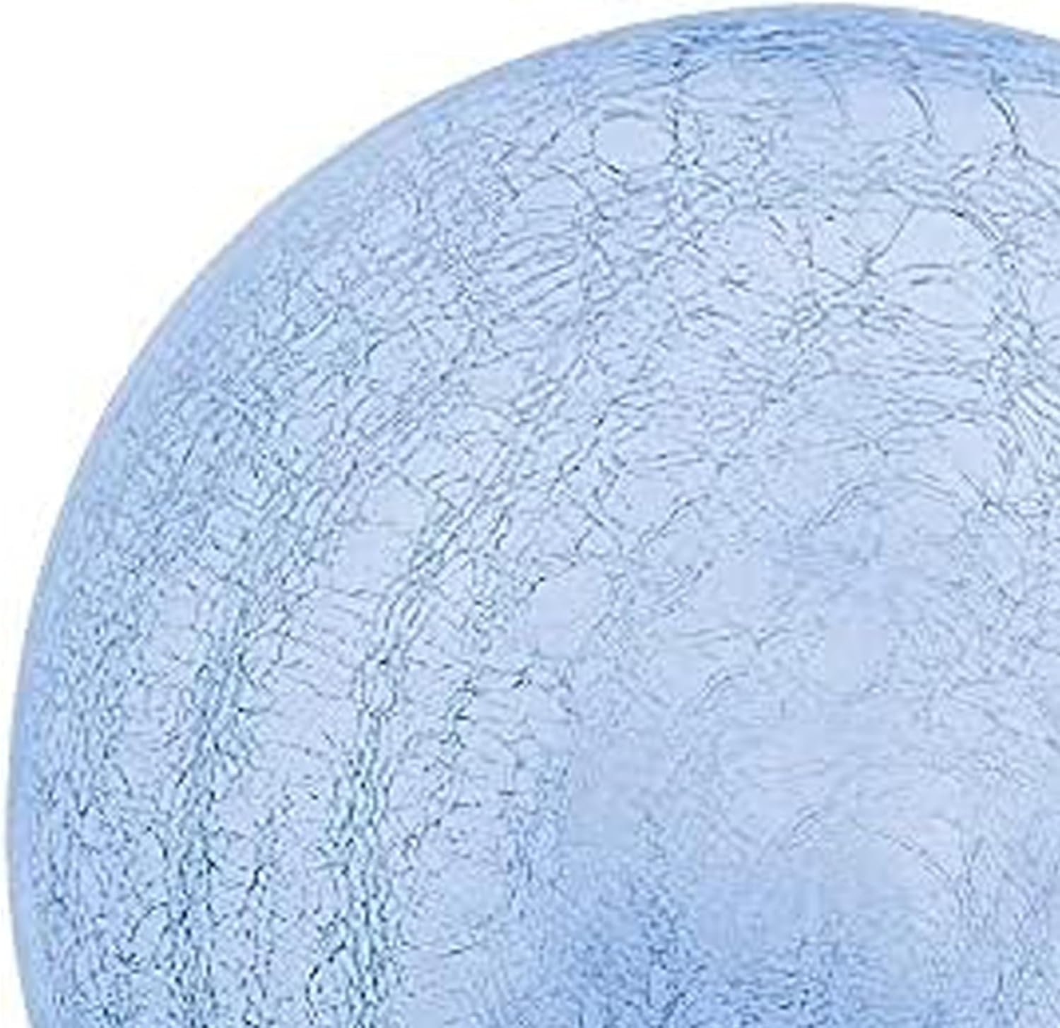 12-in Gazing Globe Decorative Gazing Globe Ball Glass Mirror Polished Hollow Reflective Garden Sphere for Home Garden Lawn Outdoor and Yard, Blue Lapis