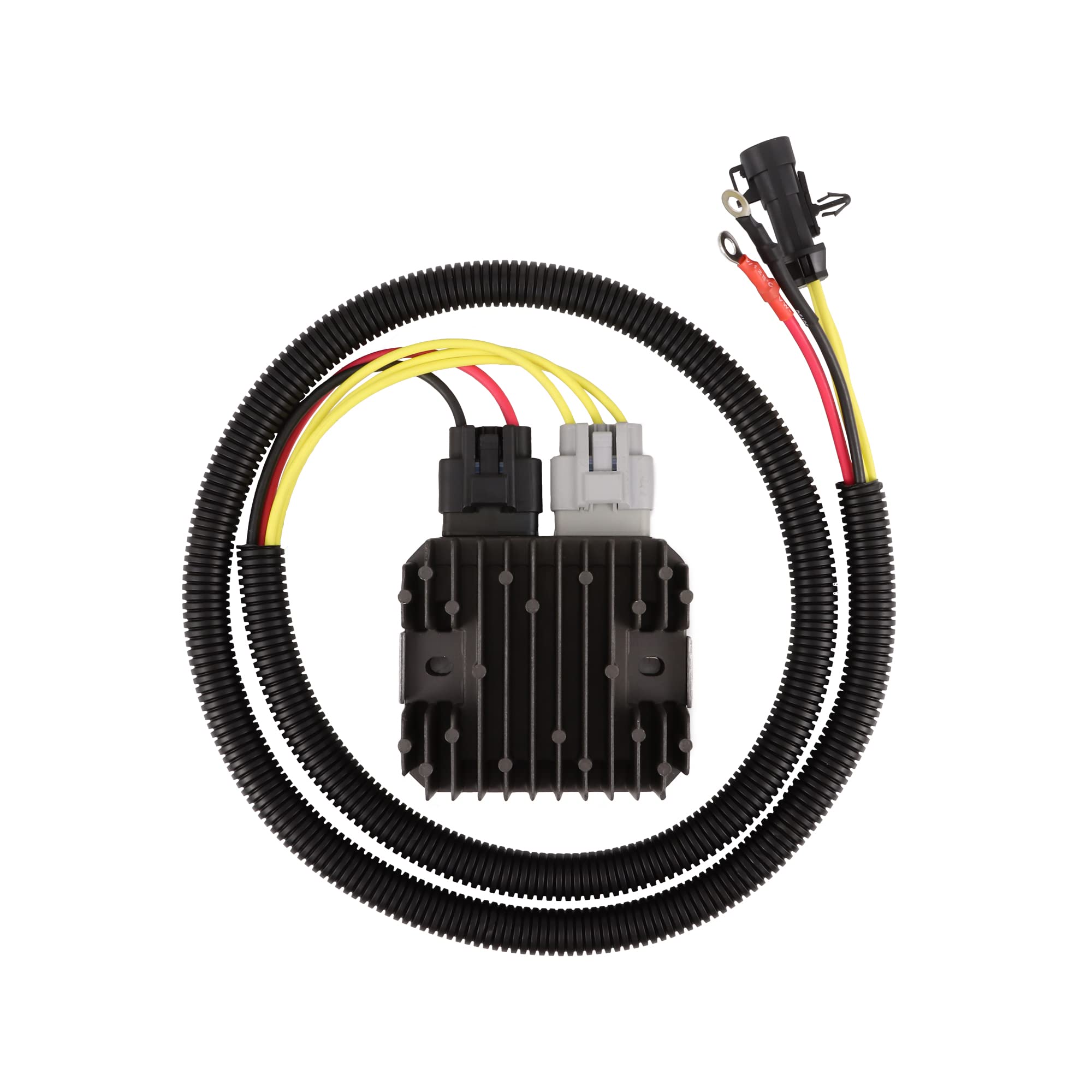 WOOSTAR 5 Pin Regolatore di Tensione Cablaggi 1500mm Sostituzione per Polaris RZR 4 900 1000 570 Sportsman 325 570 850 ATV Quad UTV (Genere B)