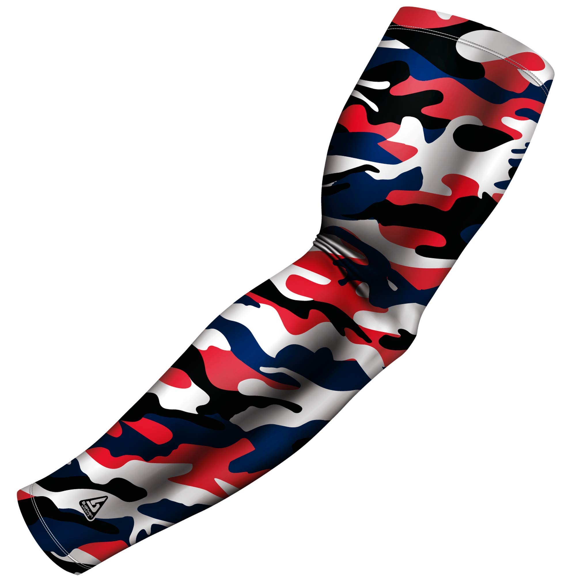 Sports Compression Arm Sleeve for Men Women Youth - Baseball Football Basketball - Cooling UV Sun Protective Sleeves for Arms - Forearm Bicep Tennis Elbow Relief Brace - Tattoo Cover Up Protection