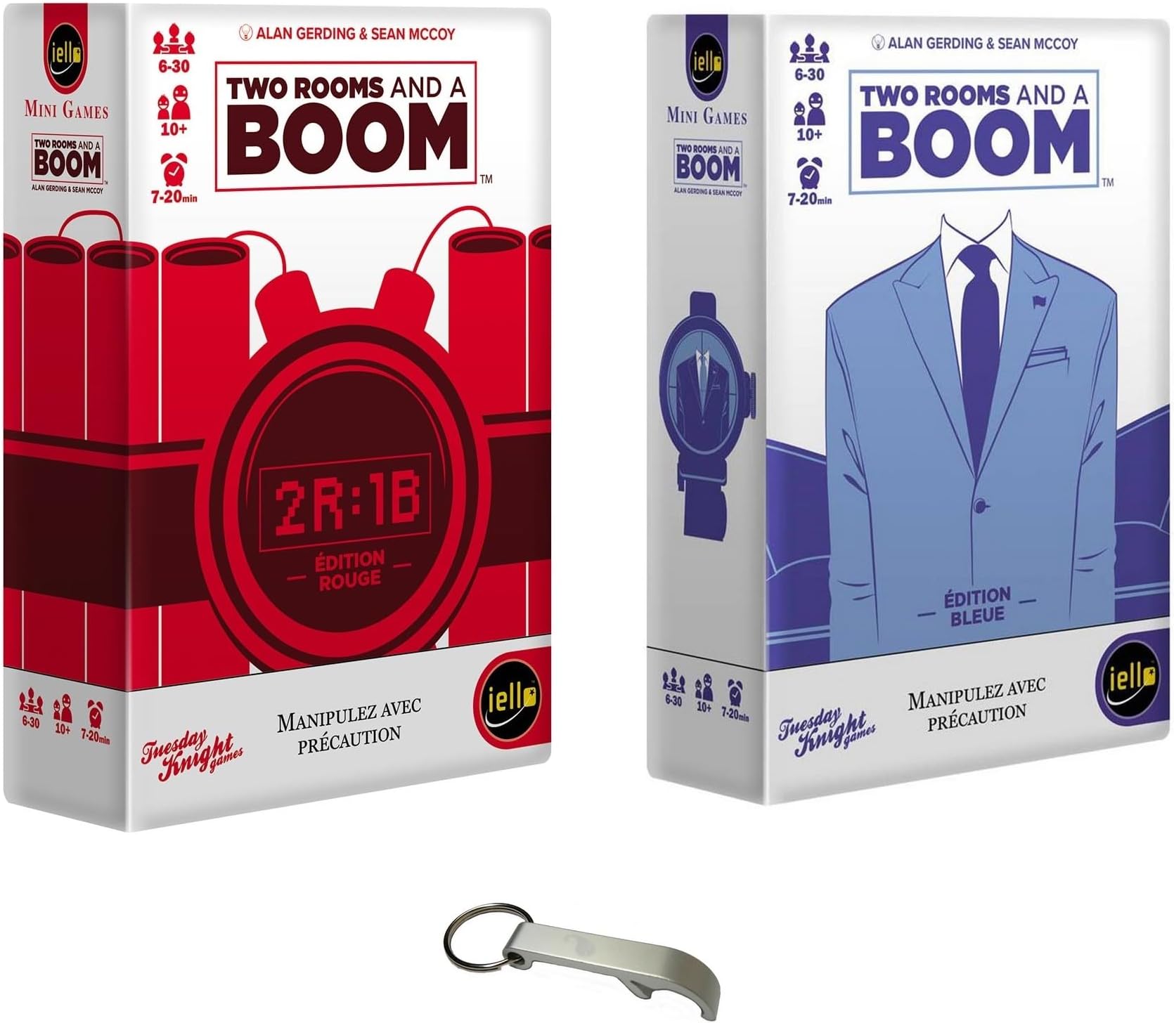 Set Two Rooms and A Boom Edition Blue + Red Edition French Version + 1 Blumie Deaps (2 Rooms & A Boom)