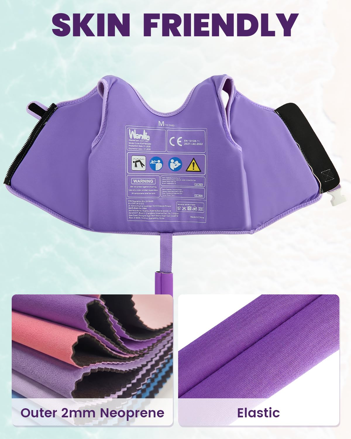 Giacca da allenamento in neoprene per bambini e bambine