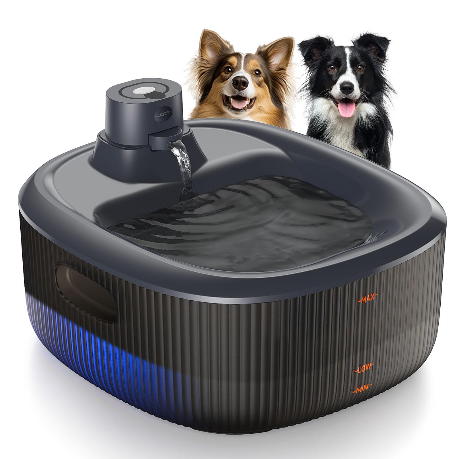 Pet Supplies : WOPET Wireless Dog Water Fountain for Large Dogs