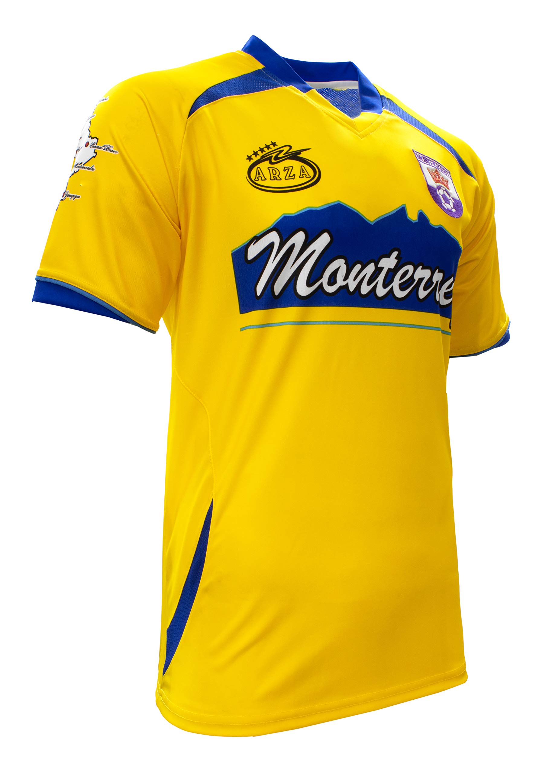 ARZA Monterrey Soccer Jersey Design Color Yellow (Large)