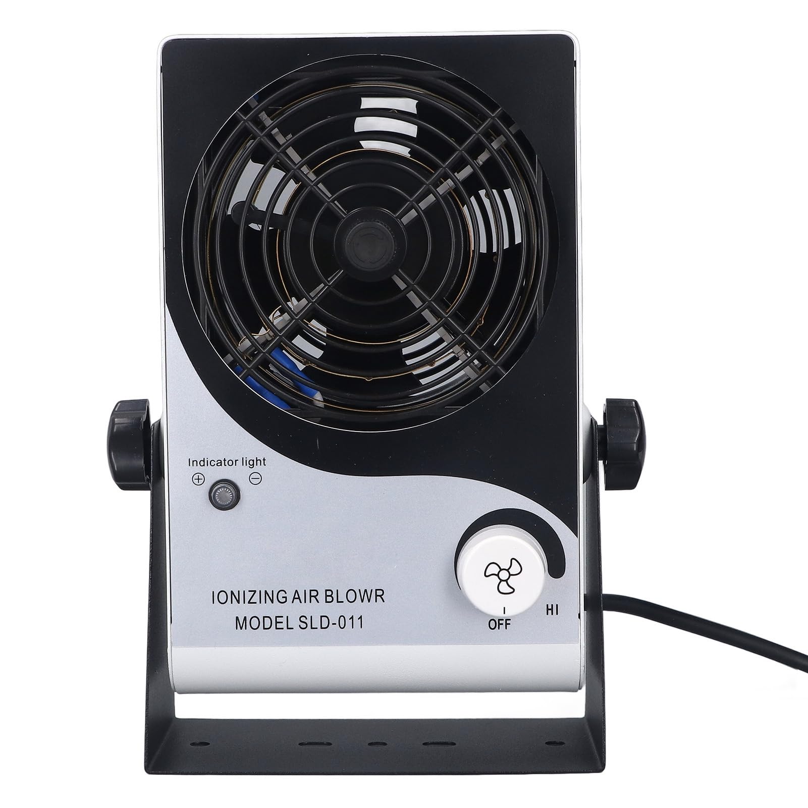 Soplador de aire ionizante, ventilador ionizador ESD de bajo ruido Versátil ventilador ionizador antiestático Ventilador soplador de aire ionizante de sobremesa (Enchufe europeo