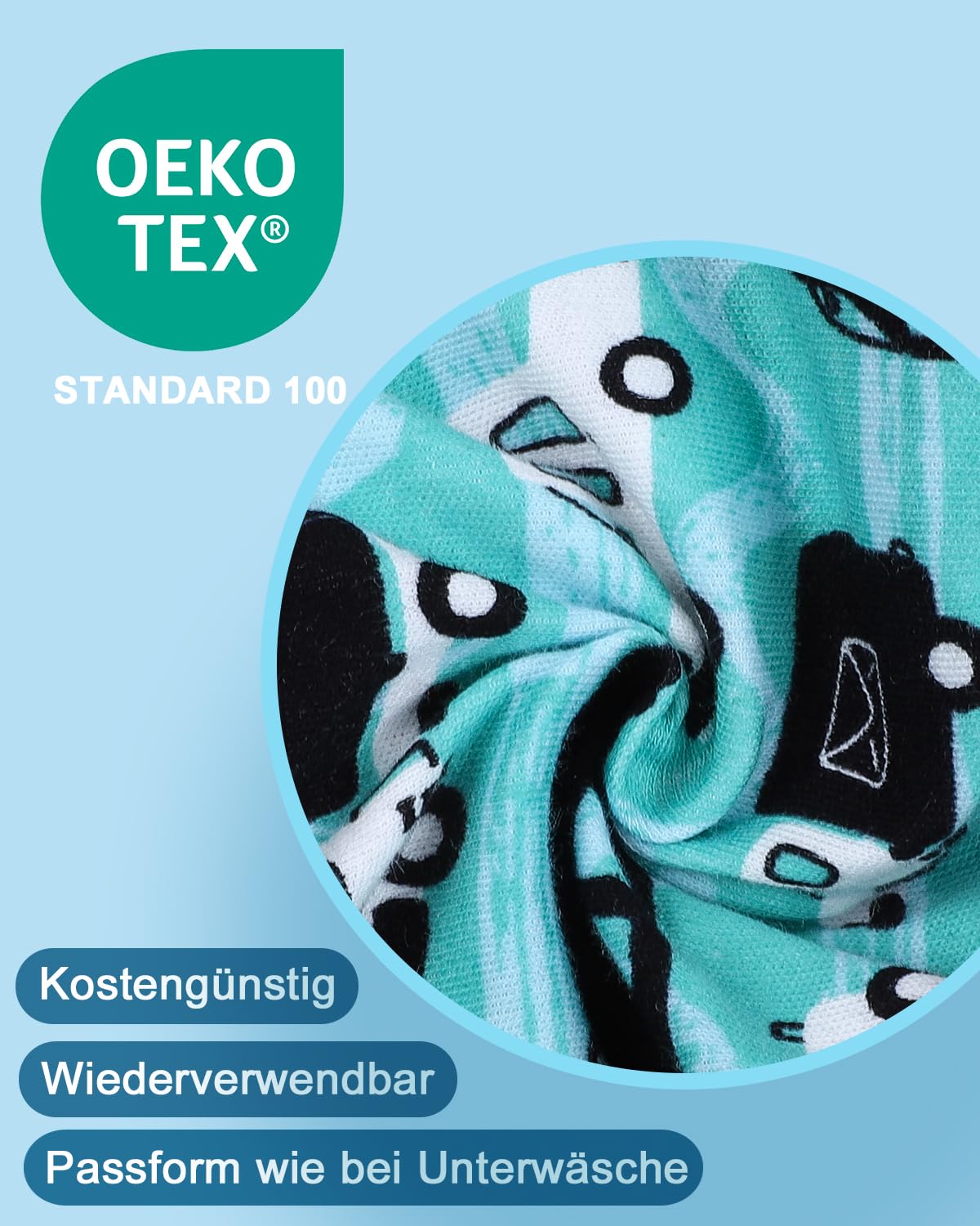 FLYISH DIRECT Töpfchen Trainingshose, Packung mit 10 Töpfchentraining Unterwäsche, 2-9 Jahre Töpfchen-Trainingshosen für Kinder Jungen und Mädchen, 100/3T